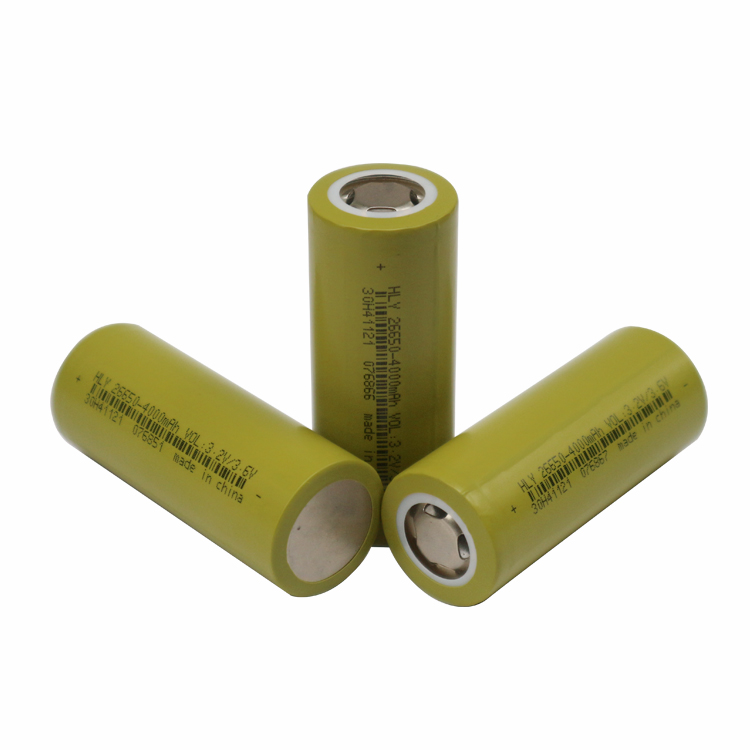 1500 Times 4000mAh 26650 Lifepo4 Cells Rechargeable Li Ion Deep Cycle Battery