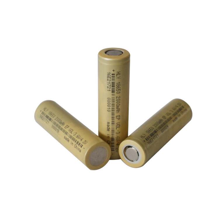 Wholesale Rechargeable 3.6v 2000mah Lithium-Ion Cell 18650 Lithium Battery