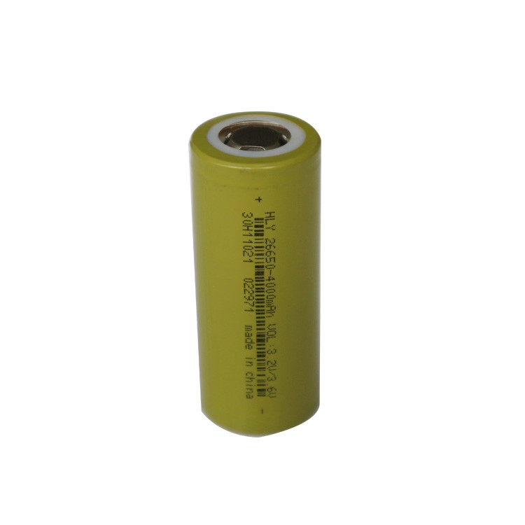 High Rate Deep Cycle Lithium Ion 26650 4000mah Battery 3.2 Volt For Electric Vehicles
