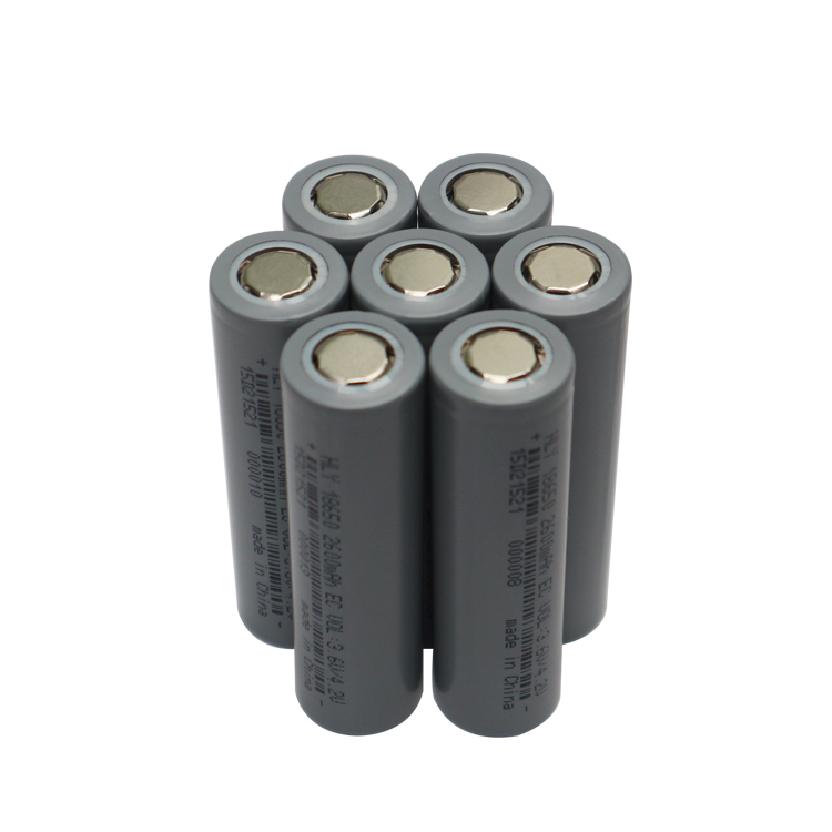 High Capacity 0.5C 2600mah 18650 Battery 3.6V Long Cycle Life