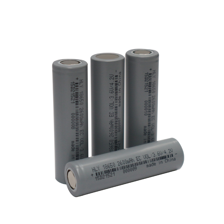 Fast Charging Lithium Ion Battery Cell 3.6V 18650 2600mah Rechargeable Batteries FCC