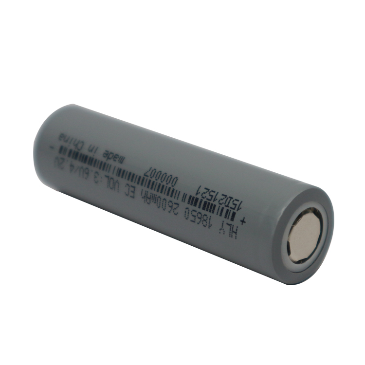 HLY High Capacity 18650 Battery 2600mAh 3.6V Rechargeable Lithium Ion Batteries