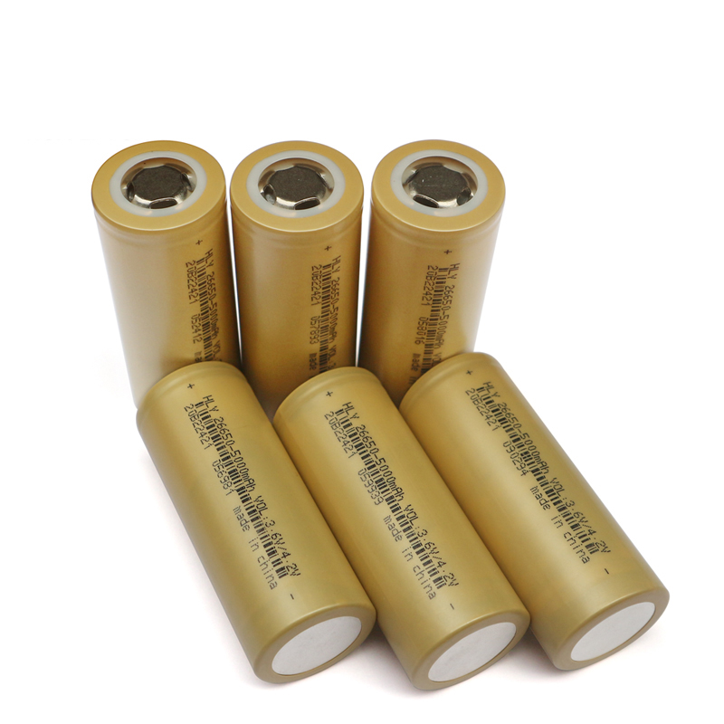 5000mAh 26650 3.6v Single Cell Lithium Ion Battery Super Rechargeable Torch Cell