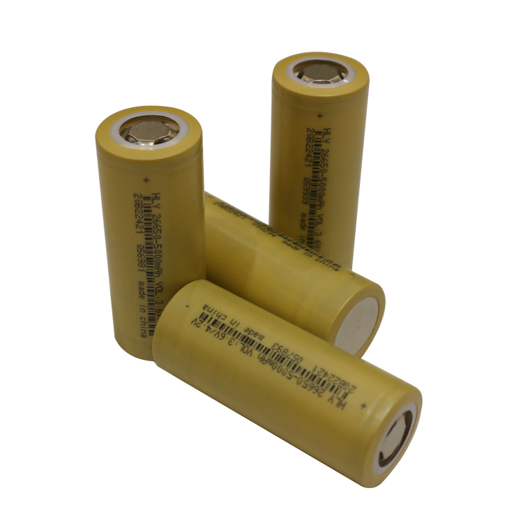 26650 5000mAh 3.6V Small Cylindrical Battery Cells Lightweight For Electric Motorcycle