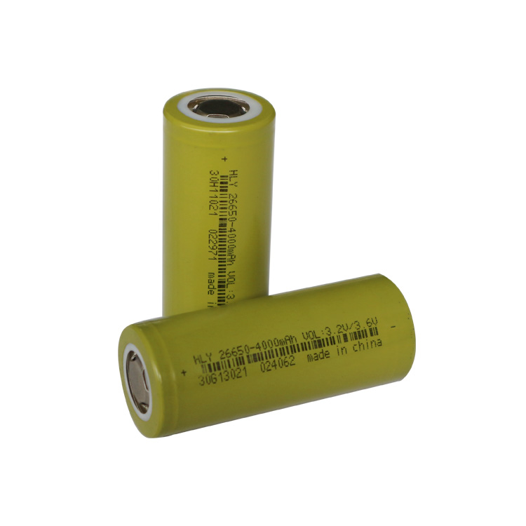 4000mAh 26650 High Capacity 3.2 Volt Rechargeable Battery For Solar Lights